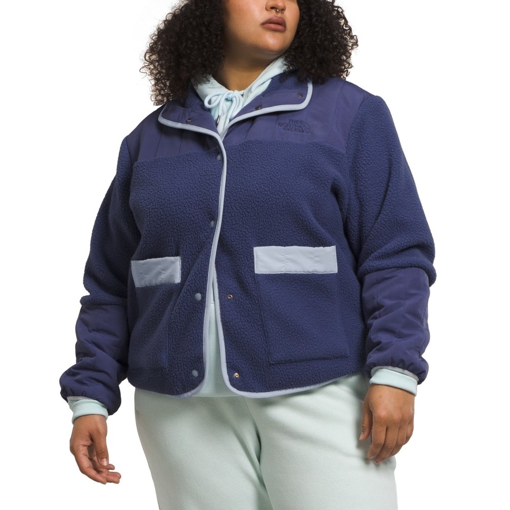The North Face Fleece Jacket Blue Plus Size, 2X